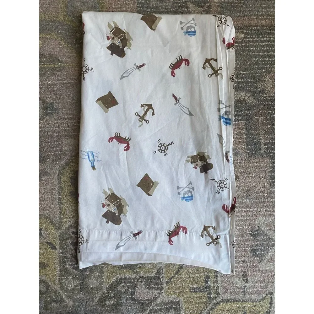 Circo Twin Pirate Themed Bed Flat Top Sheet